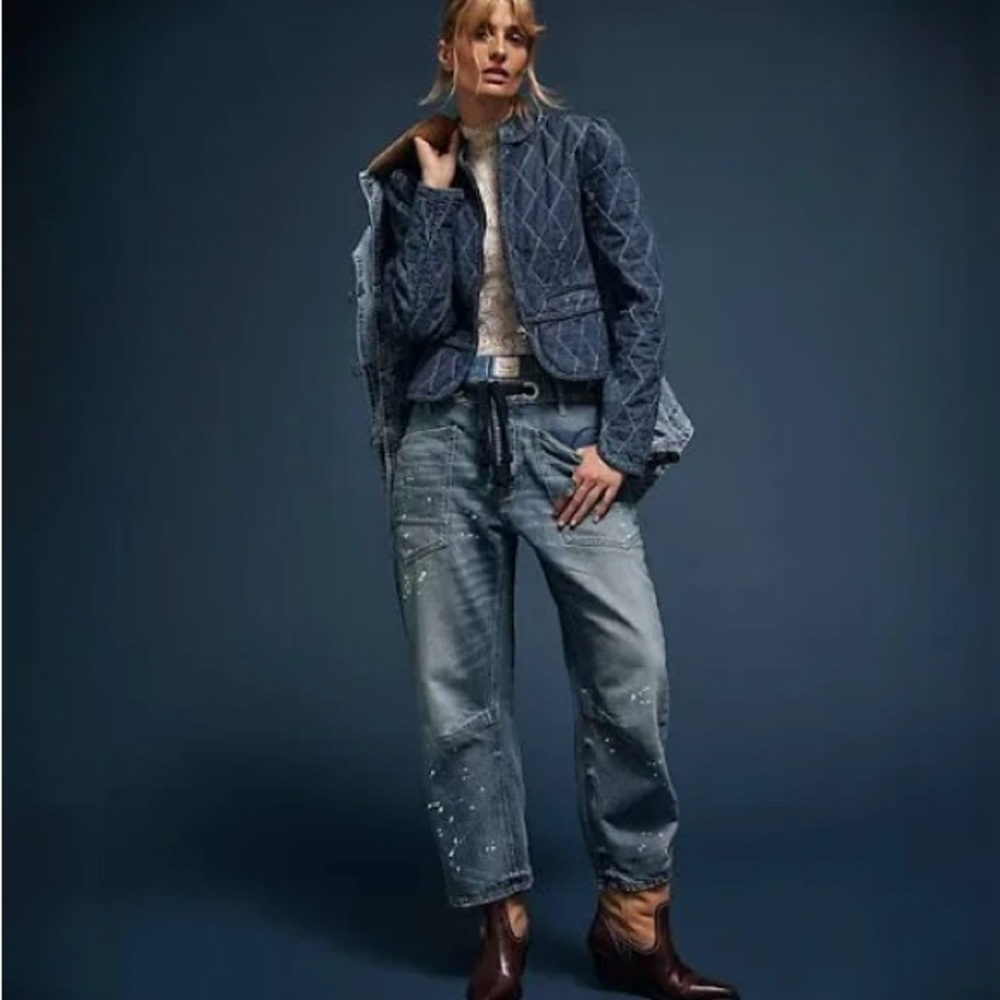 Free People Moxie Pull-On Barrel Jeans